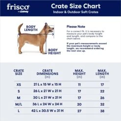 Frisco Indoor & Outdoor 3-Door Collapsible Soft-Sided Dog & Small Pet Crate -Frisco 105036 PT2. AC SS1800 V1667227179
