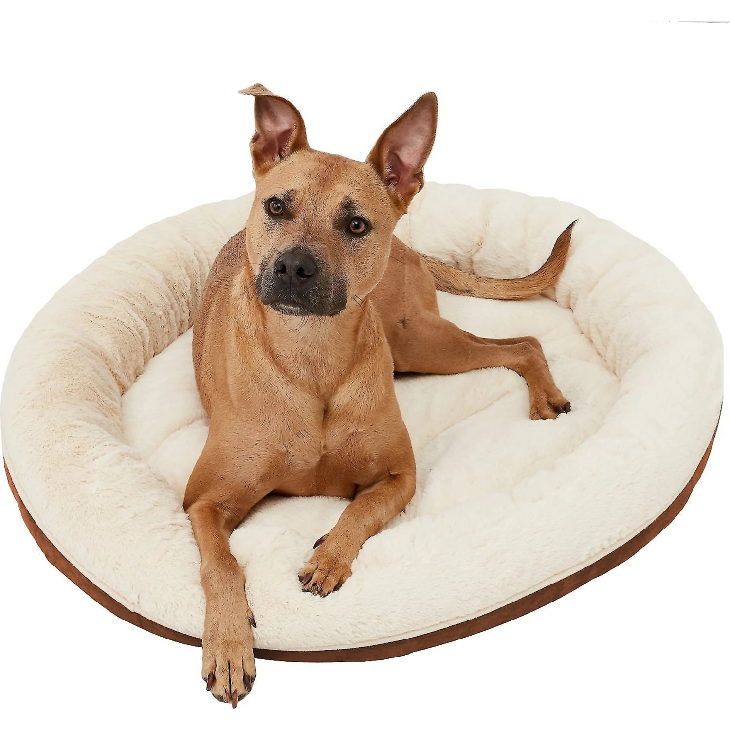 Frisco Round Bolster Cat & Dog Bed 3 Frisco Round Bolster Cat & Dog Bed