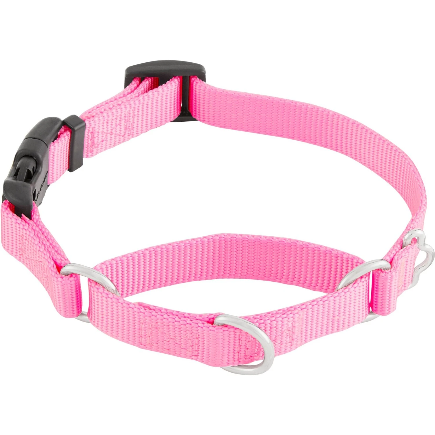 Frisco Solid Nylon Martingale Dog Collar With Buckle 3 Frisco Solid Nylon Martingale Dog Collar With Buckle