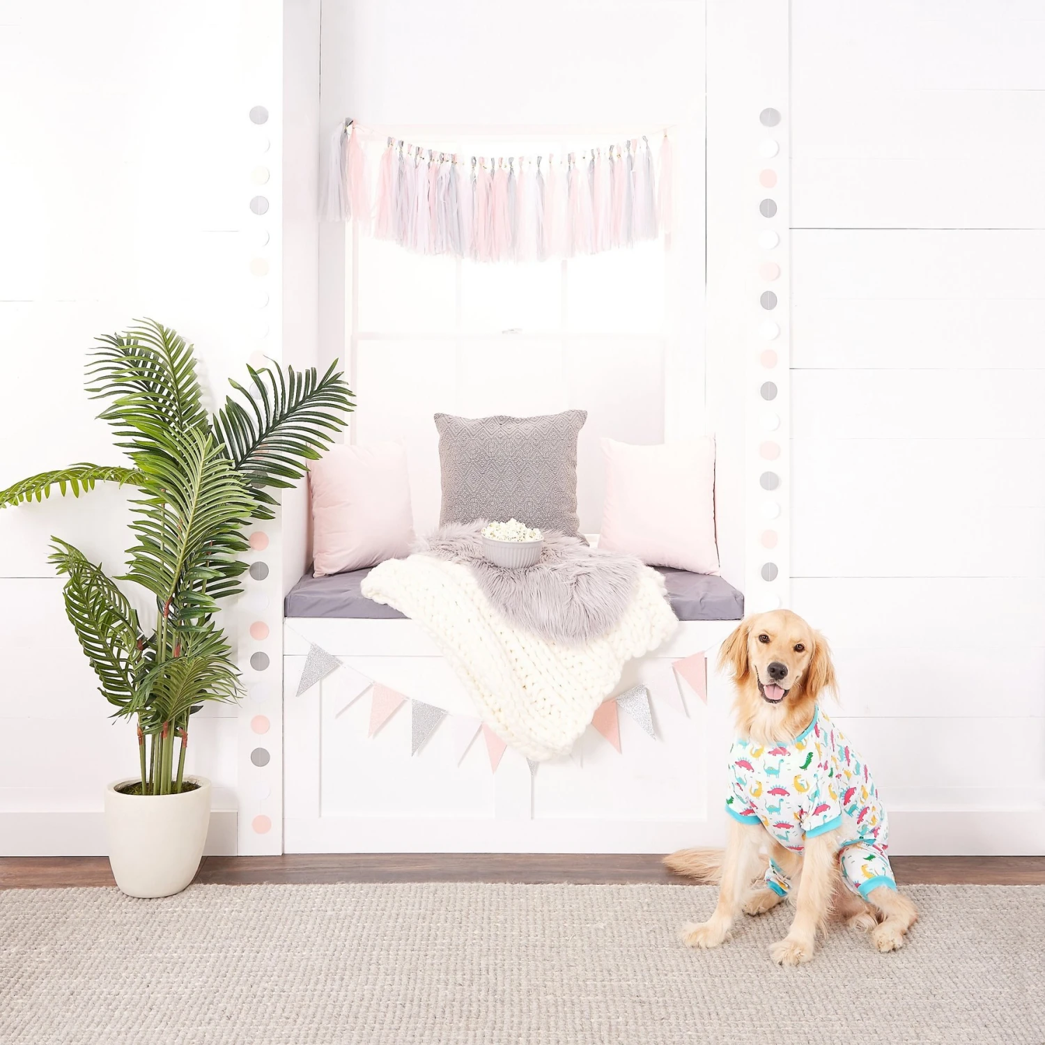 Frisco Dinosaur Print Dog & Cat Jersey PJs 8 Frisco Dinosaur Print Dog & Cat Jersey PJs - Image 6