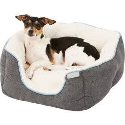 Frisco Square Deep Bolster Dog Bed 9 Frisco Square Deep Bolster Dog Bed -Frisco 144830 PT4. AC SS1800 V1578443219