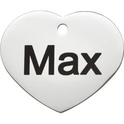Frisco Personalized Dog & Cat ID Tag, Heart -Frisco 153006 PT2. AC SS1800 V1548964744