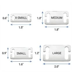 Frisco Stainless Steel Slide-On Personalized Dog & Cat Tag, Open Design 11 Frisco Stainless Steel Slide-On Personalized Dog & Cat Tag, Open Design -Frisco 153050 PT5. AC SS1800 V1644016281