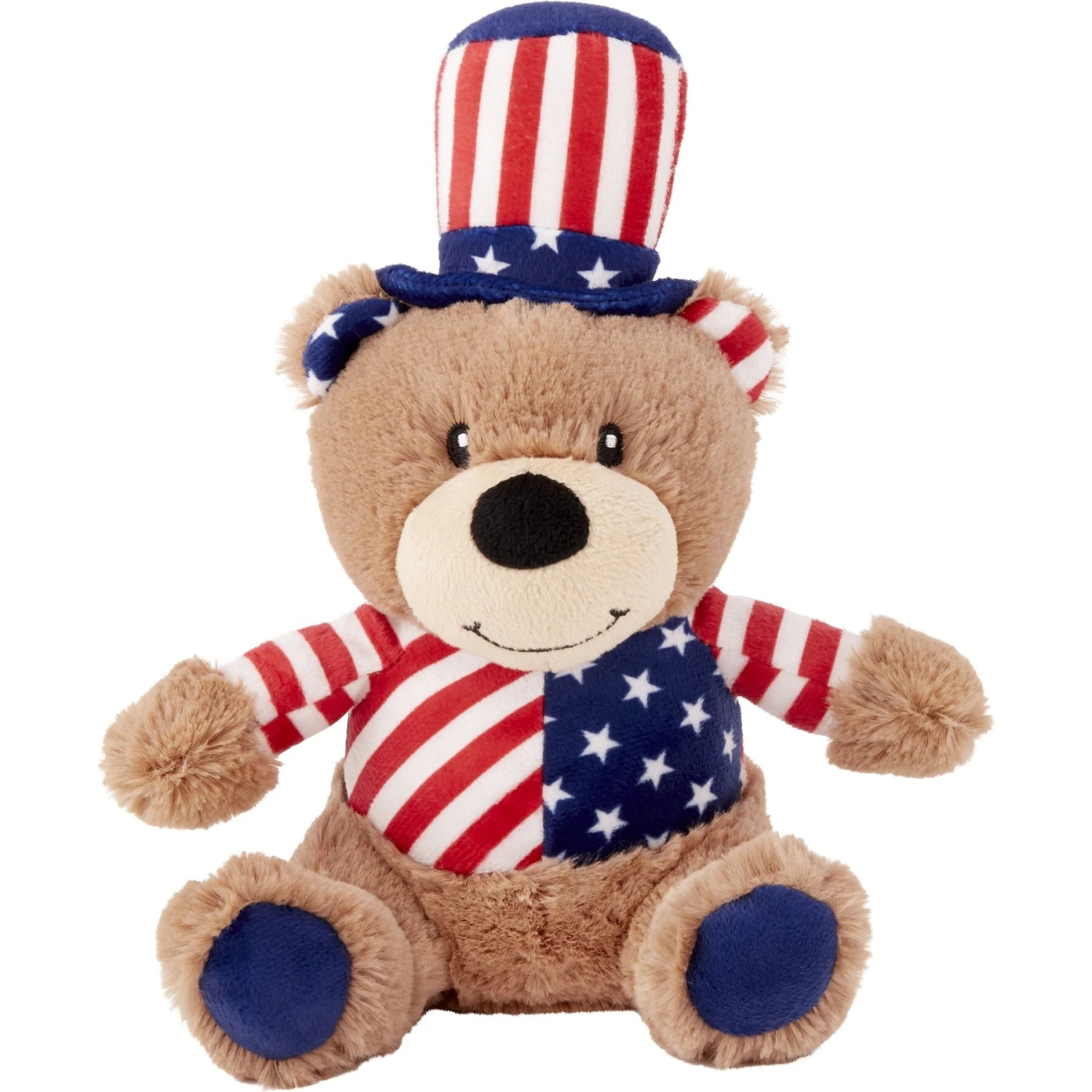 Frisco American Flag Bear Plush Squeaky Dog Toy 3 Frisco American Flag Bear Plush Squeaky Dog Toy