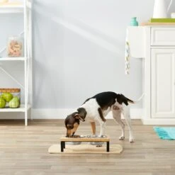 Frisco Wood Elevated Stainless Steel Double Diner Dog & Cat Bowl -Frisco 161144 PT3. AC SS1800 V1561641426