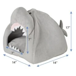 Frisco Novelty Shark Covered Cat & Dog Bed -Frisco 165339 PT3. AC SS1800 V1627580569