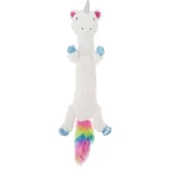 New Release 9 Frisco Unicorn Skinny Plush Squeaky Dog Toy