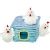 Frisco Chicken Coop Hide & Seek Puzzle Plush Squeaky Dog Toy -Frisco 174755 Main. AC SS1800 V1572616725