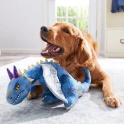 Frisco Mythical Mates Bluefoot The Blue Dragon Plush Squeaky Dog Toy 7 Frisco Mythical Mates Bluefoot The Blue Dragon Plush Squeaky Dog Toy -Frisco 204487 PT2. AC SS1800 V1583271230