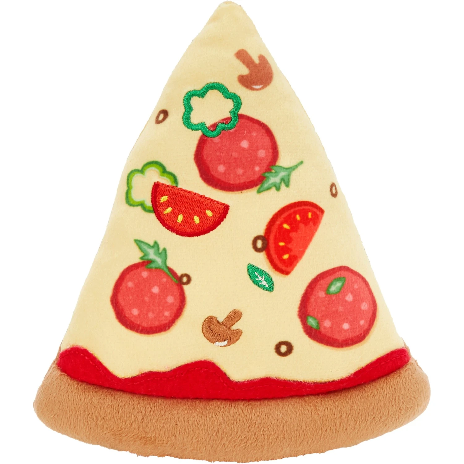 Frisco Pizza Slice Plush Squeaky Dog Toy 3 Frisco Pizza Slice Plush Squeaky Dog Toy
