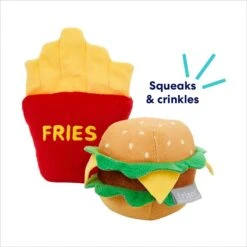 Frisco Burger & Fries Plush Squeaky Dog Toy 9 Frisco Burger & Fries Plush Squeaky Dog Toy -Frisco 213822 PT2. AC SS1800 V1695748418