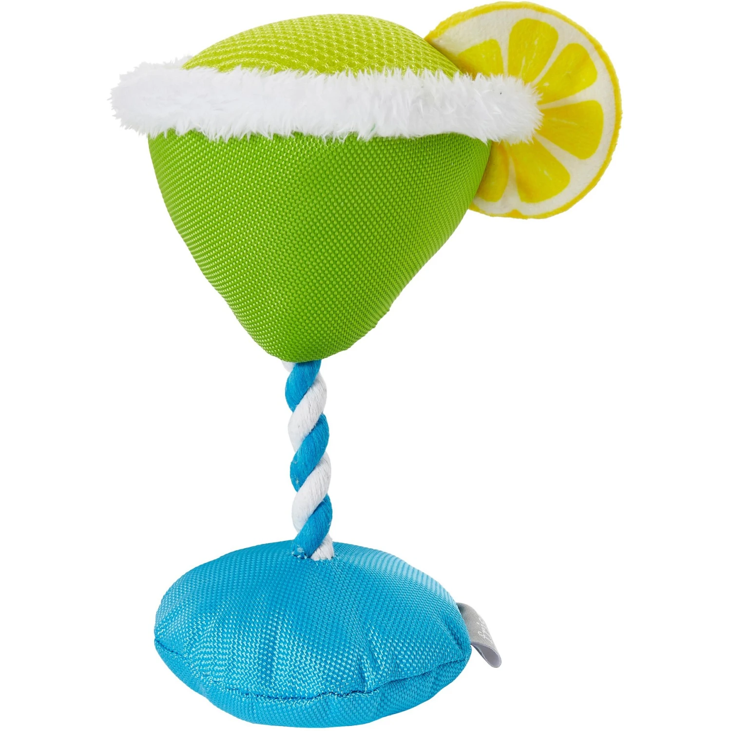 Frisco Summer Fun Margarita Plush & Rope Dog Toy 3 Frisco Summer Fun Margarita Plush & Rope Dog Toy