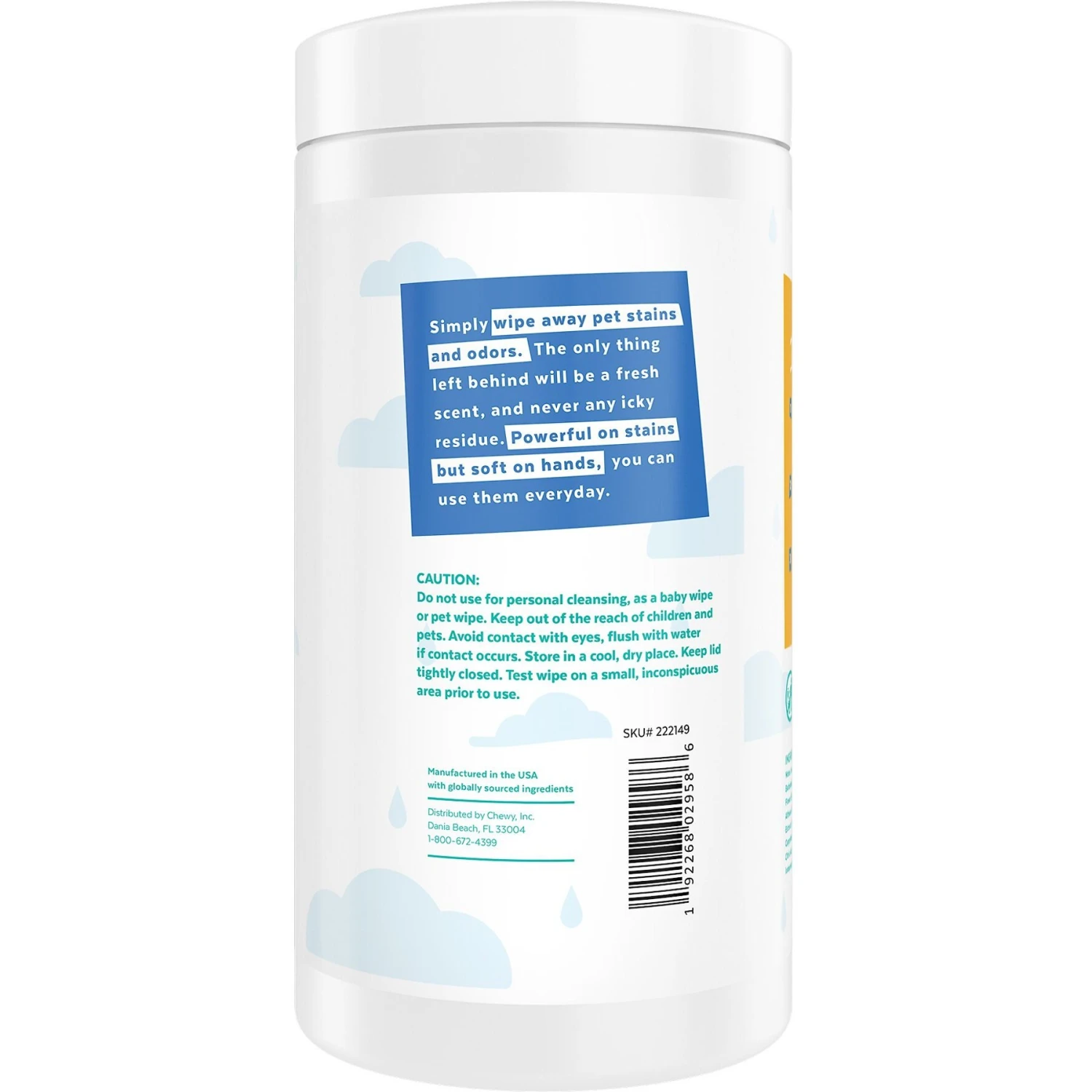 Frisco Stain & Odor Remover Wipes, 70 Count 5 Frisco Stain & Odor Remover Wipes, 70 Count - Image 3