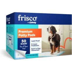 Frisco Premium Giant Printed Dog Training & Potty Pads, 27.5 X 44-in, Unscented