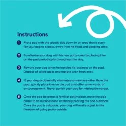 Frisco Premium Giant Printed Dog Training & Potty Pads, 27.5 X 44-in, Unscented -Frisco 227472 PT7. AC SS1800 V1699297882