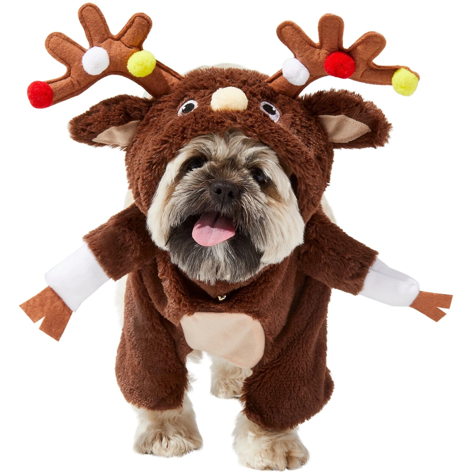 Frisco Front Walking Reindeer Dog & Cat Costume, 1 Count 5 Frisco Front Walking Reindeer Dog & Cat Costume, 1 Count - Image 3
