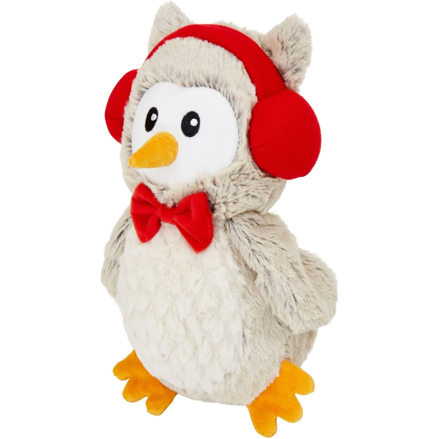 Frisco Holiday Owl Plush Squeaky Dog Toy 3 Frisco Holiday Owl Plush Squeaky Dog Toy