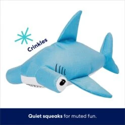 Frisco Hammerhead Shark Ballistic Nylon Plush Squeaky Dog Toy 10 Frisco Hammerhead Shark Ballistic Nylon Plush Squeaky Dog Toy -Frisco 233593 PT2. AC SS1800 V1695748354