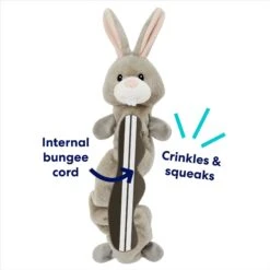 Frisco Bunny Bungee Plush Squeaky Dog Toy 10 Frisco Bunny Bungee Plush Squeaky Dog Toy -Frisco 233612 PT2. AC SS1800 V1691784247