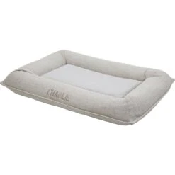 Frisco Orthopedic Personalized Bolster Dog Bed W/Removable Cover, Light Gray -Frisco 234952 PT3. AC SS1800 V1600207355