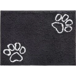 Frisco Microfiber Chenille Paw Print Doormat