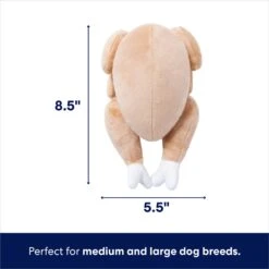 Frisco Holiday Turkey 2-in-1 Plush Squeaky Dog Toy -Frisco 244925 PT2. AC SS1800 V1695045679