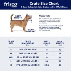 Frisco Heavy Duty All-in-1 Multi-Stage 3 Door Collapsible Wire Dog Crate 16 Frisco Heavy Duty All-in-1 Multi-Stage 3 Door Collapsible Wire Dog Crate -Frisco 247915 PT6. AC SS1800 V1611872180