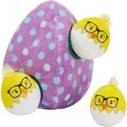 Frisco Spring Easter Egg Hide & Seek Plush Squeaky Dog Toy