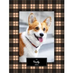 Frisco Plaid Sherpa Fleece Personalized Blanket, 60" X 80" -Frisco 249435 PT2. AC SS1800 V1601636506