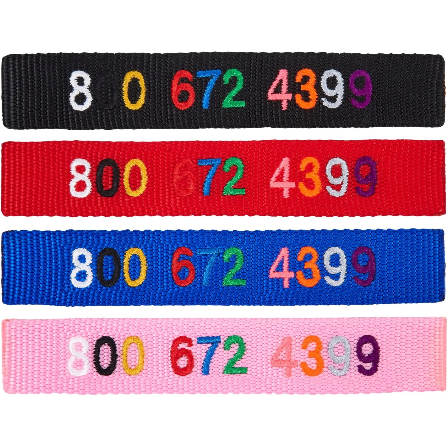 Frisco Solid Nylon Personalized Martingale Dog Collar 5 Frisco Solid Nylon Personalized Martingale Dog Collar - Image 3
