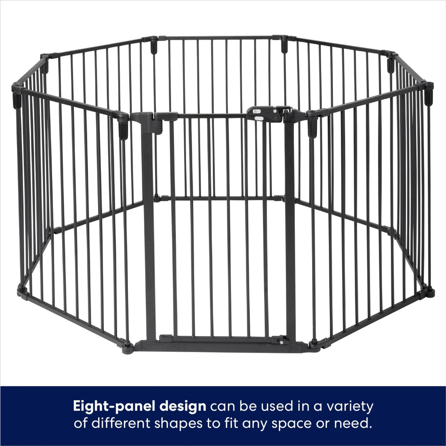 Frisco Steel 8-Panel Configurable Dog Gate & Playpen 5 Frisco Steel 8-Panel Configurable Dog Gate & Playpen - Image 3