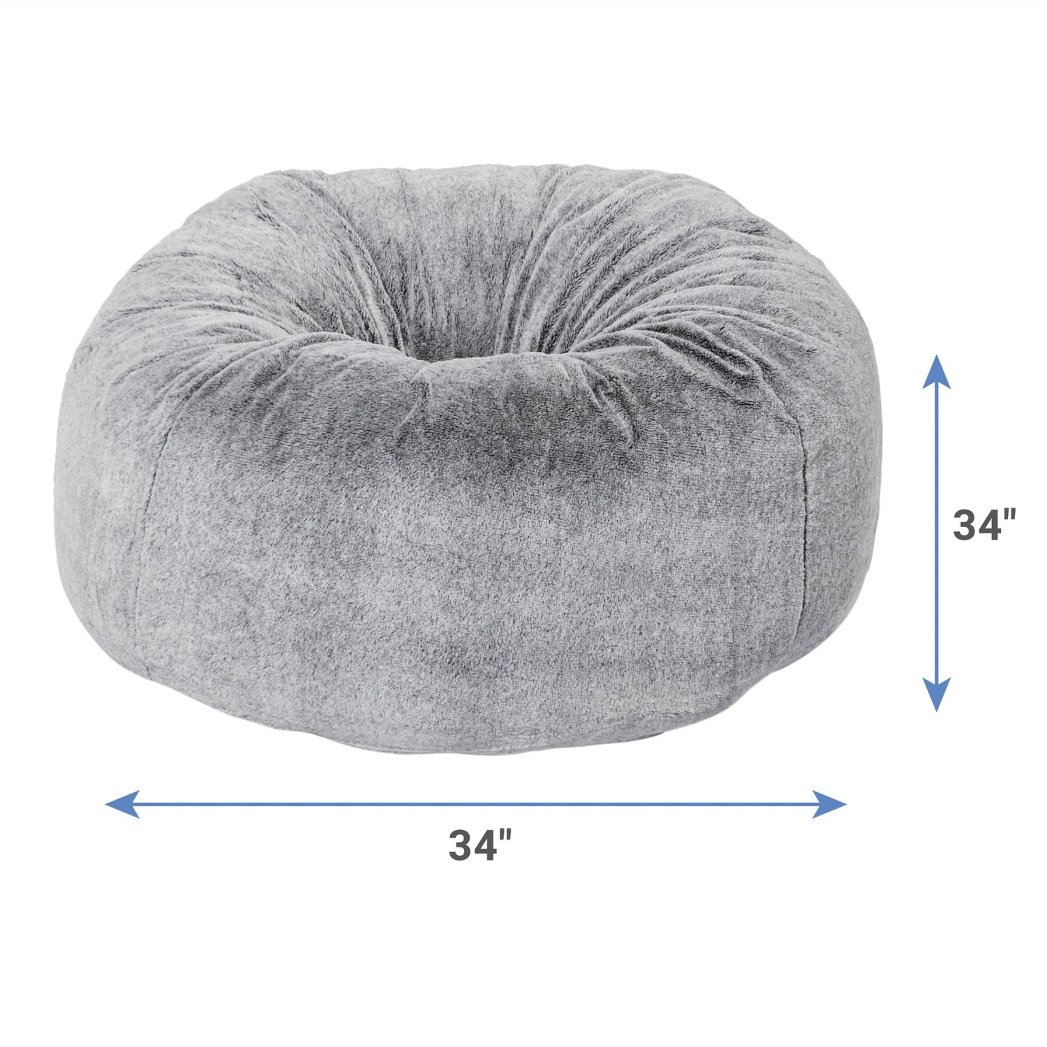 Frisco Plush Pouf Pillow Cat & Dog Bed 4 Frisco Plush Pouf Pillow Cat & Dog Bed - Image 2