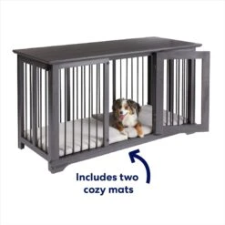 Frisco "Broadway" Dog Crate Credenza & Mat Kit -Frisco 255324 PT3. AC SS1800 V1667228425
