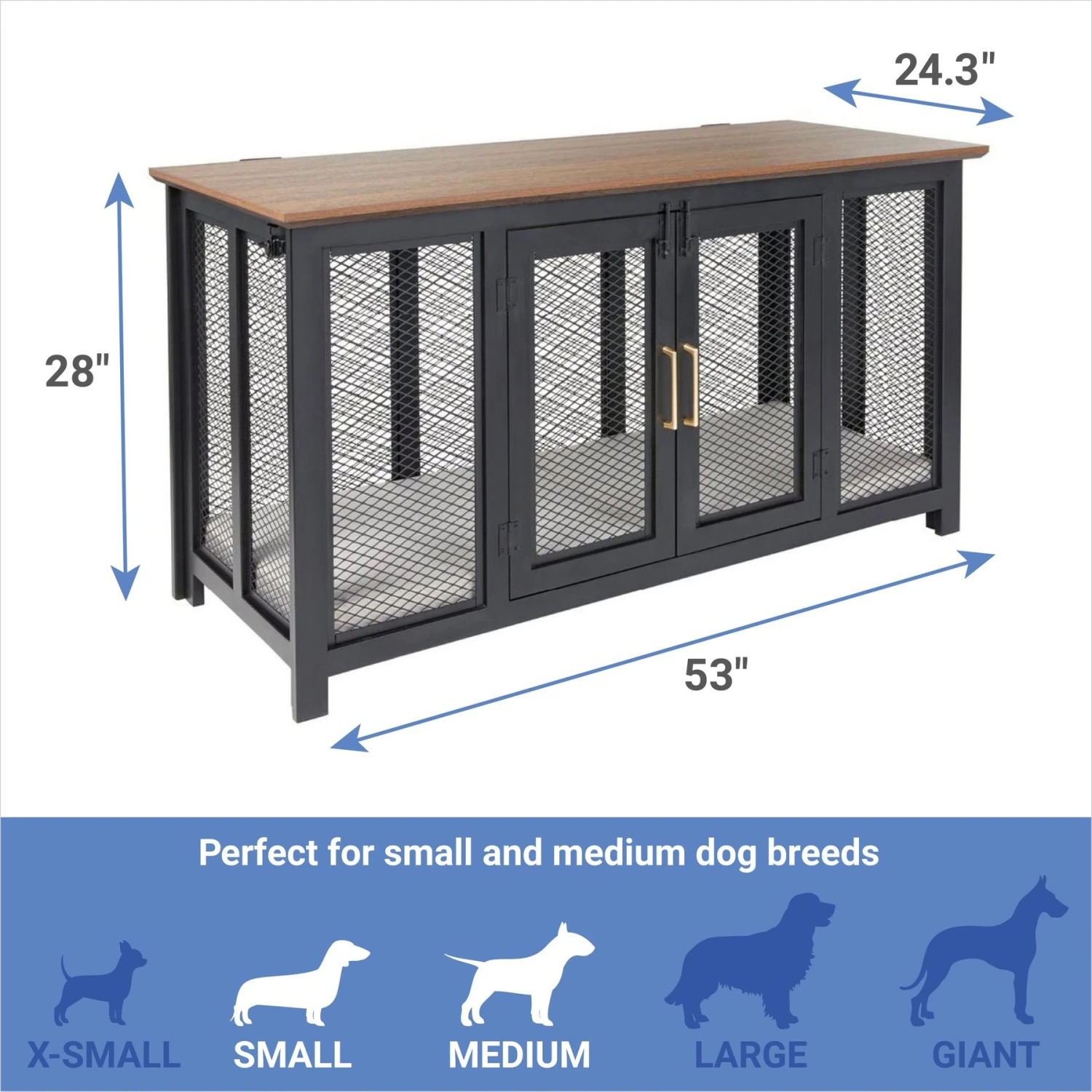 Frisco "Venice" Dog Crate Credenza & Mat Kit 4 Frisco "Venice" Dog Crate Credenza & Mat Kit - Image 2