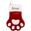 Frisco Sherpa Plaid Paw Holiday Personalized Dog & Cat Stocking -Frisco 257135 MAIN. AC SS1800 V1701981307