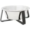 Frisco Black Iron Non-Skid Stainless Steel Dog & Cat Bowl