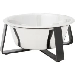 Frisco Black Iron Non-Skid Stainless Steel Dog & Cat Bowl