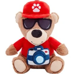 Frisco Road Trip Tourist Bear Plush Squeaky Dog Toy