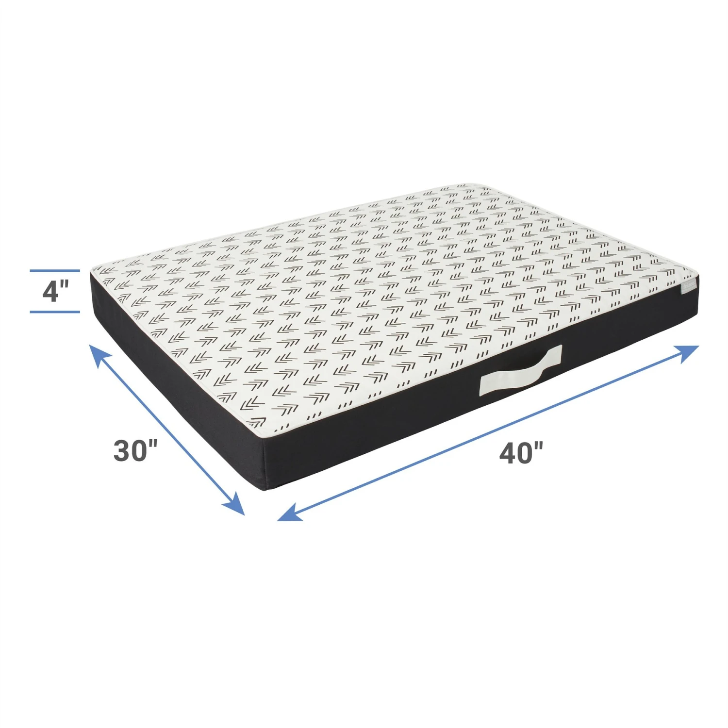 Frisco Indoor/Outdoor Arrow Print Pillow Dog Bed W/Removable Cover 4 Frisco Indoor/Outdoor Arrow Print Pillow Dog Bed W/Removable Cover - Image 2