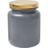 Frisco Modern Gold Rim Ceramic Treat Jar 2 Frisco Modern Gold Rim Ceramic Treat Jar -Frisco 270190 MAIN. AC SS1800 V1620685036