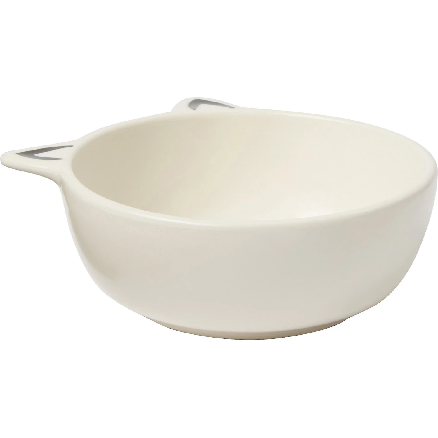 Frisco Cat Face Non-skid Ceramic Cat Bowl, White 6 Frisco Cat Face Non-skid Ceramic Cat Bowl, White - Image 4