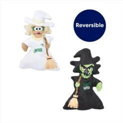 Frisco Halloween Good Witch, Bad Witch Reversible Plush Squeaky Dog Toy 10 Frisco Halloween Good Witch, Bad Witch Reversible Plush Squeaky Dog Toy -Frisco 270429 PT2. AC SS1800 V1690911211