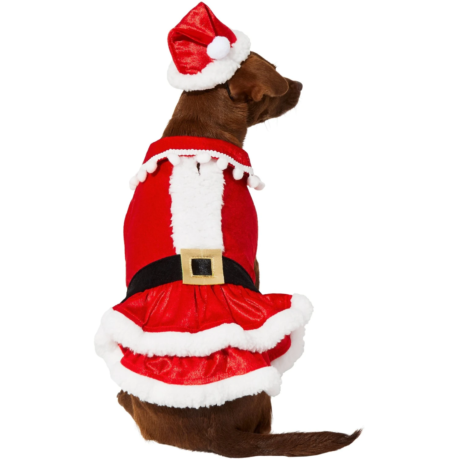 Frisco Mrs. Claus Dog & Cat Costume 5 Frisco Mrs. Claus Dog & Cat Costume - Image 3