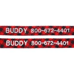 Frisco Buffalo Check Polyester Personalized Dog Collar 9 Frisco Buffalo Check Polyester Personalized Dog Collar -Frisco 280763 PT2. AC SS1800 V1621540648