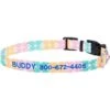 Frisco Pastel Tie Dye Polyester Personalized Dog Collar 1 Frisco Pastel Tie Dye Polyester Personalized Dog Collar -Frisco 280770 MAIN. AC SS1800 V1621274847