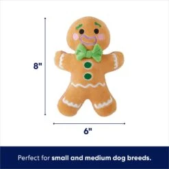 Frisco Holiday Naughty Or Nice Gingerbread Man Reversible Plush Squeaky Dog Toy 9 Frisco Holiday Naughty Or Nice Gingerbread Man Reversible Plush Squeaky Dog Toy -Frisco 287217 PT1. AC SS1800 V1694814444