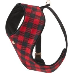 Frisco Fashion Over-The-Head Harness, Blue Plaid -Frisco 287472 PT4. AC SS1800 V1632316113