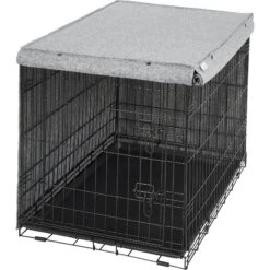 Frisco Faux Linen Dog Crate Cover 12 Frisco Faux Linen Dog Crate Cover -Frisco 289630 PT4. AC SS1800 V1644248877