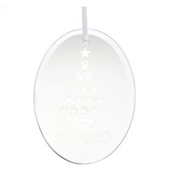 Frisco Christmas Tree Glass Personalized Ornament -Frisco 295079 PT3. AC SS1800 V1630332270