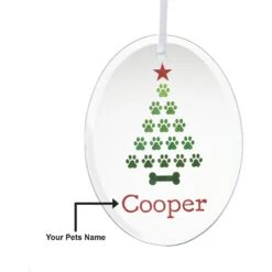 Frisco Christmas Tree Glass Personalized Ornament -Frisco 295079 PT4. AC SS1800 V1630332721